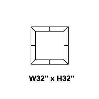 Square W32 x H32
