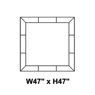 Square W47 x H47