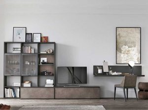 A129 modern entertainment center wall unit by tomasella italy main
