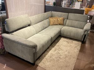 celeste recliner sectional sofa poldem floor sample 1