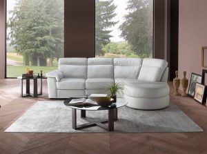 Brivido b757 fabric leather sofa by natuzzi editions