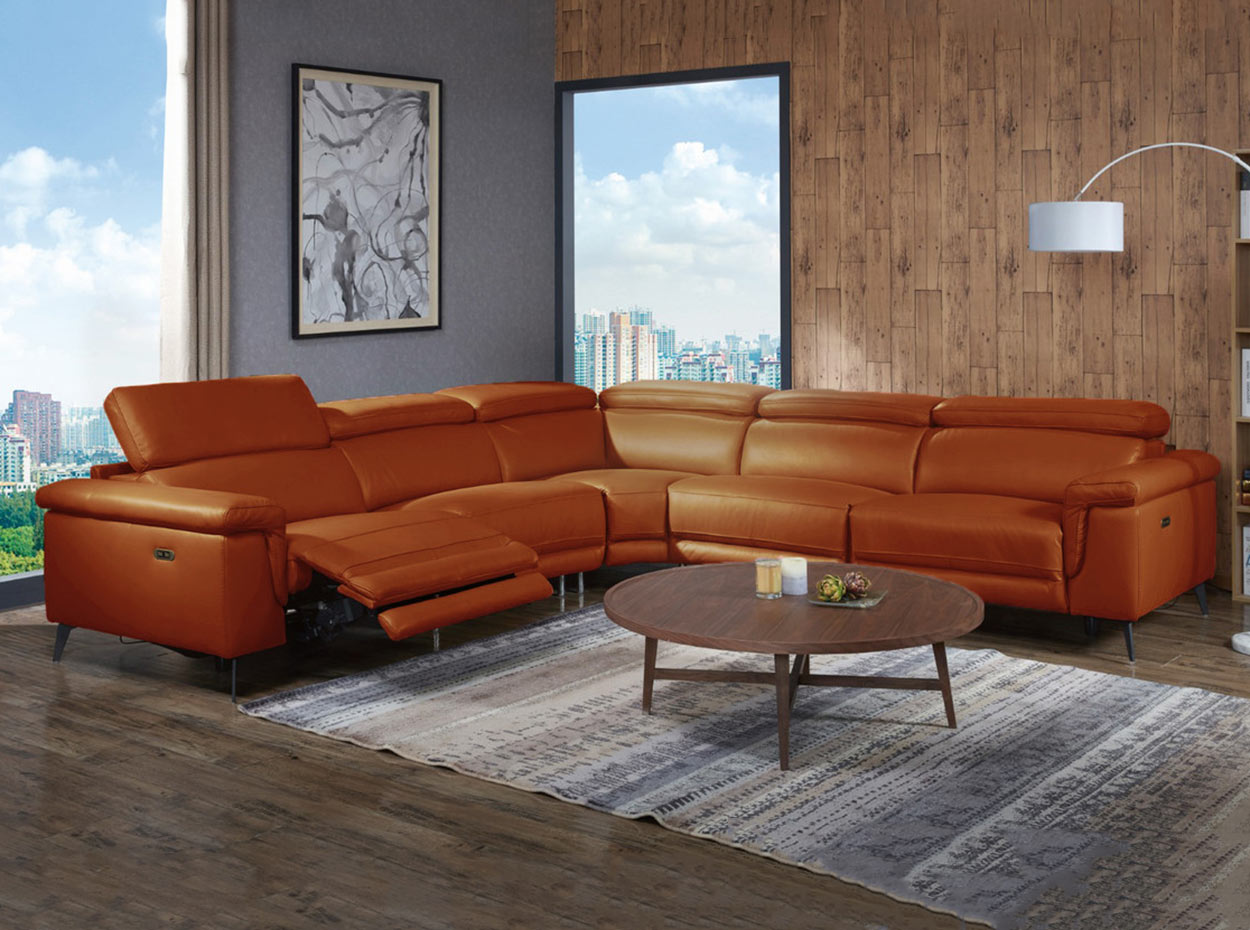 Hendrix Recliner Sectional Sofa By Beverly Hills Mig Furniture