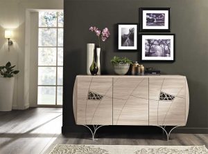 Lapis 01 walnut sideboard by spar