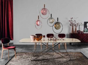 Status Modern Dining Table by Tonin Casa ceramic