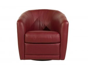 Giada b596 fabric leather armchair by natuzzi editions