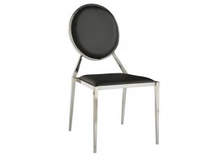 Lisa side chair by chintaly black