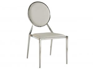 Lisa side chair by chintaly white