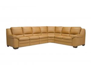 Prudenza a450 sectional leather sofa by natuzzi editions