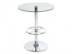 30 bar pub table with adjustable round footrest by chintaly 1