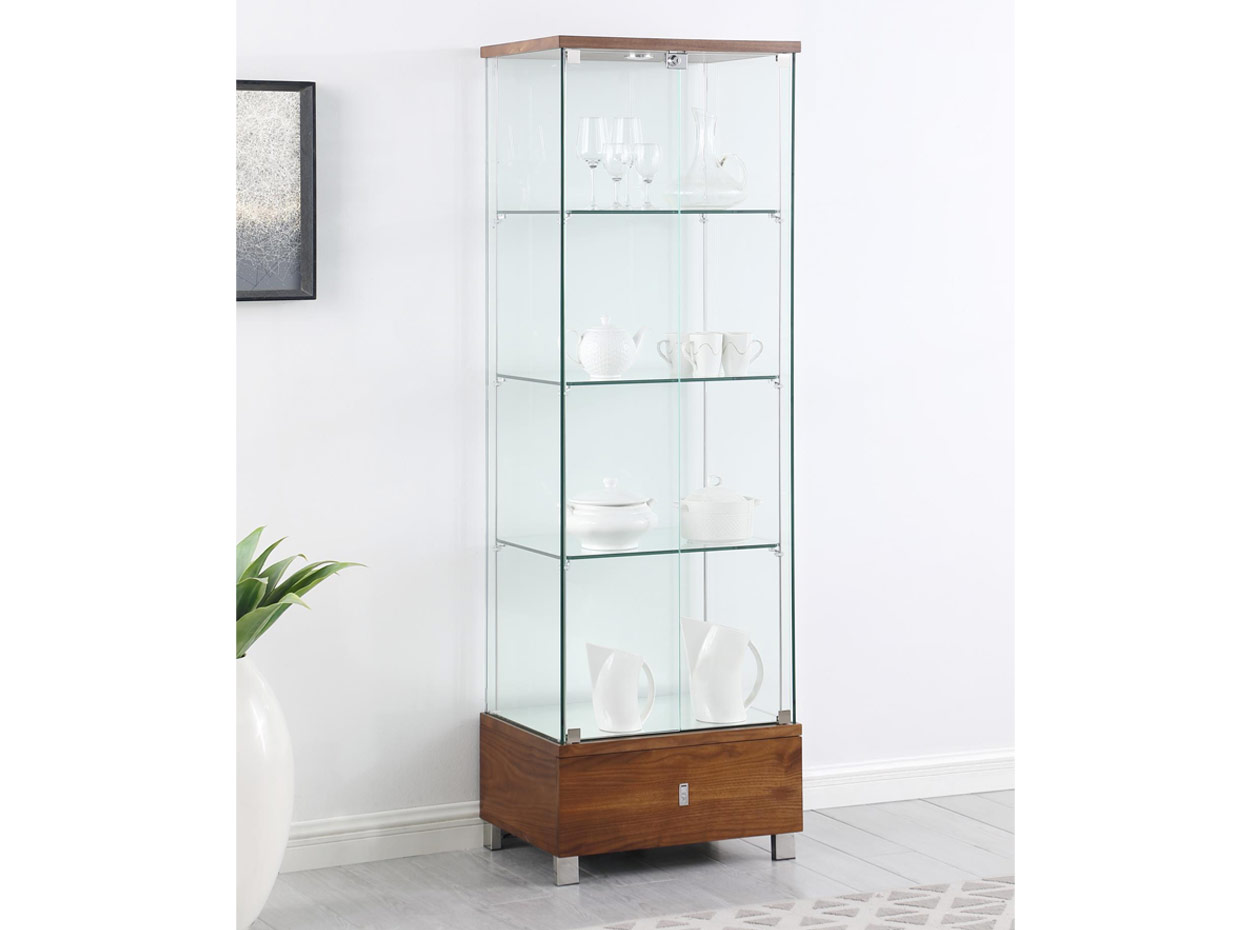 Glass Curio 6628 by Chintaly Imports 2
