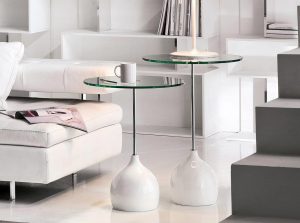 Adachi Modern End Table by Tonin Casa Italy