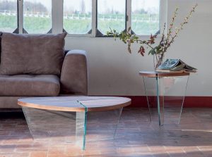 Aida Modern Coffe Table by Tonin Casa Italy side