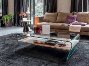 Amaranto Modern Coffee Table by Tonin Casa Italy