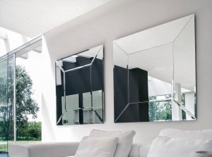Costantia Modern Italian Wall Mirror by Tonin Casa 1