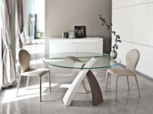 Eliso modern italian dining table by tonin casa wh