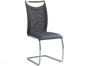 Nadine side chair by chintaly gray