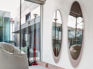 Olmi Modern Italian Wall Mirror by Tonin Casa 1