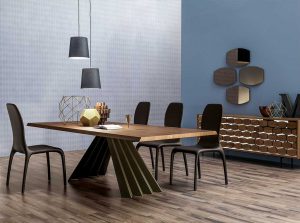 Ventaglio Modern Italian Dining Table by Tonin Casa wood