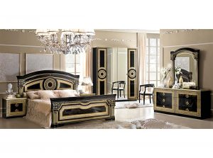 Aida Bed by Camelgroup Black Gold 1