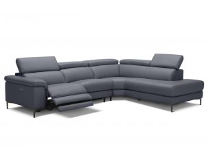 Axel Light Black Rhf Sectional Sofa