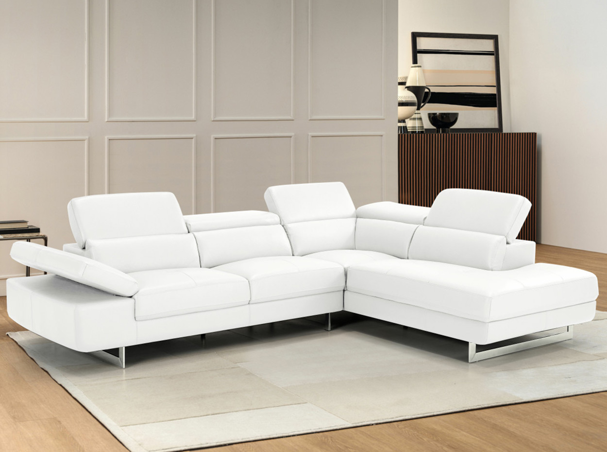 Beverly Hills Barts Sectional Sofa | Grey - MIG Furniture
