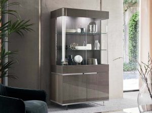 athena italian 2 door curio china cabinet alf group 1