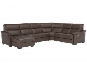 Potenza C063 fabric leather sectional by natuzzi editions