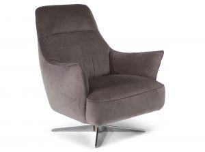 Calma C056 fabric leather armchair by natuzzi editions chair