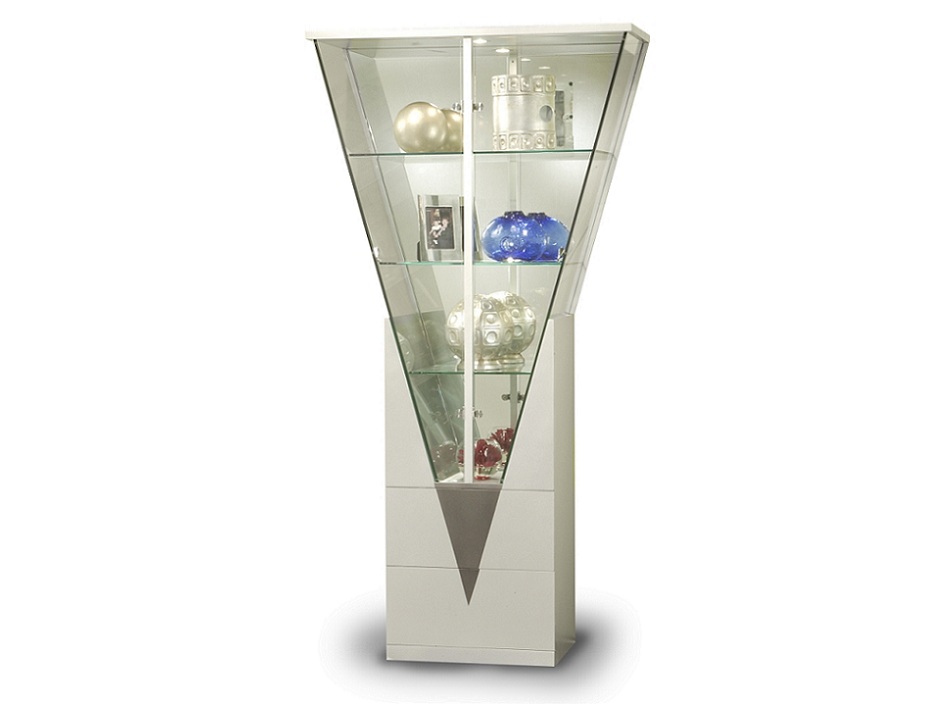 Modern Glass Curio CI-6625