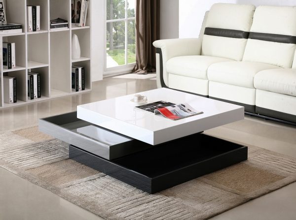 Rotating Coffee Table CW01 by J&M Furniture