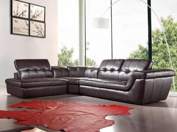 Leather Sectional Sofa 397 by J&M Furniture