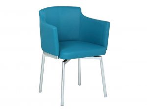 Dusty side chair by chintaly blue