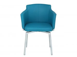Dusty side chair by chintaly blue front