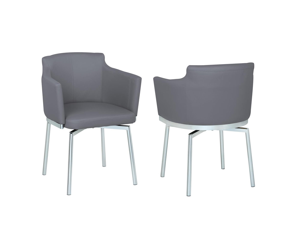 Modern Dining Armchair Dusty Gray 1