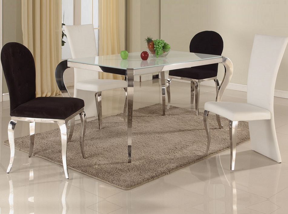 Chintaly Teresa Glass Dining Table