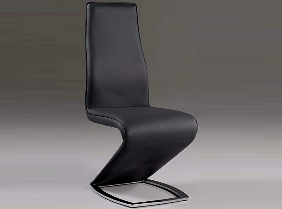 Tara Modern Side Chair Black by Chintaly