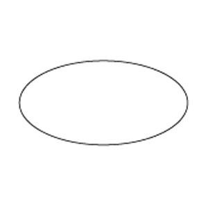 Oval Table W55″