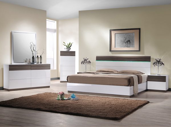 Sanremo B Walnut Bedroom By J&M Furniture
