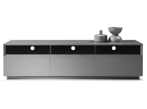 TV Stand TV023 Grey High Gloss by J&M Furniture