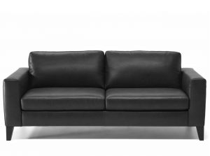 Solievo b845 leather sofa recliner by natuzzi editions black