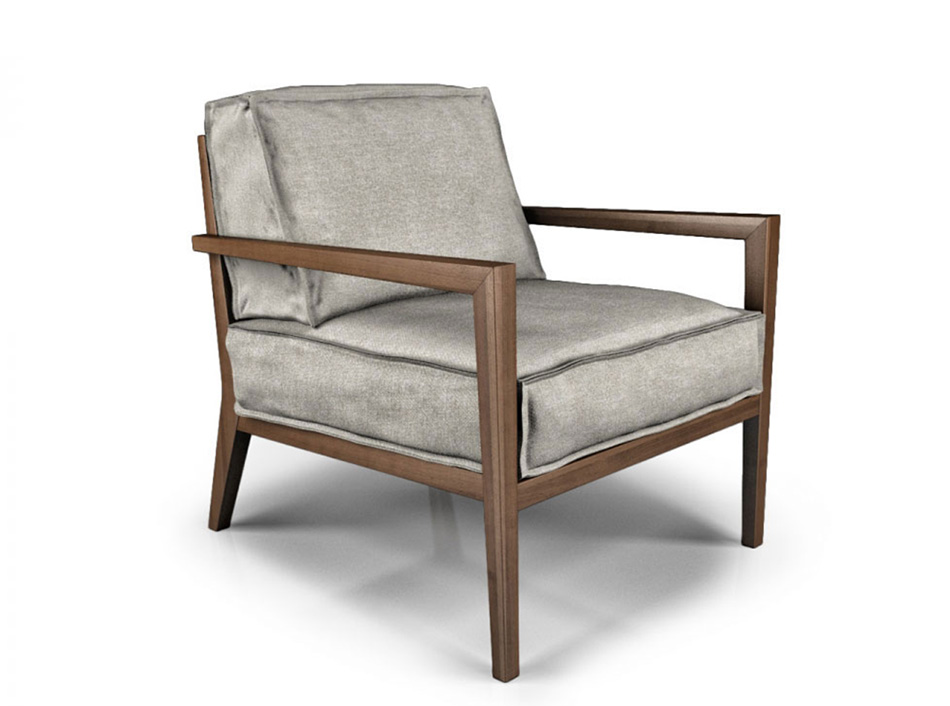 Modern Lounge Chair Citta by Huppe