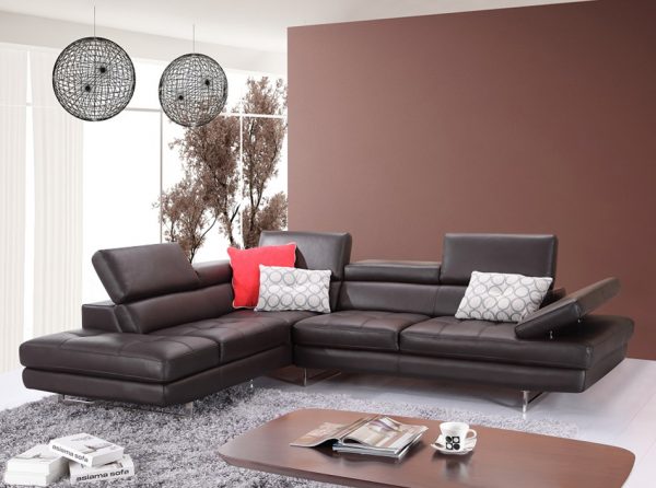 Leather Sectional Sofa A761 by J&M Furniture