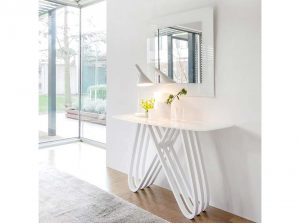 Arpa Modern Italian Console Table by Tonin Casa marble