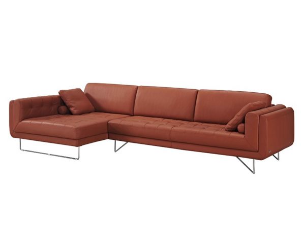 Leather Sectional Sofa Hampton by J&M Furniture