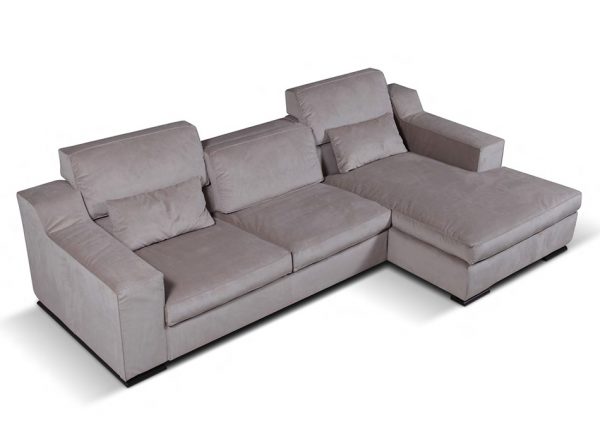 Modern Sectional Sofa Sleeper Molinari by Seduta D'Arte Italy
