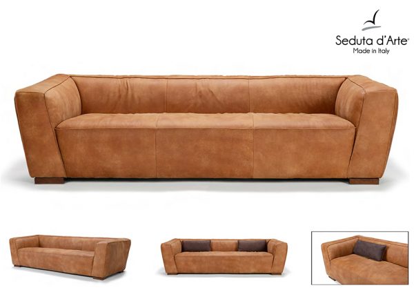 Abbado Modern Sofa by Seduta d'Arte Italy