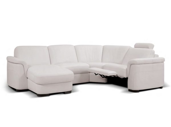 Sectional Sofa with Recliner Paganini by Seduta d'Arte Italy