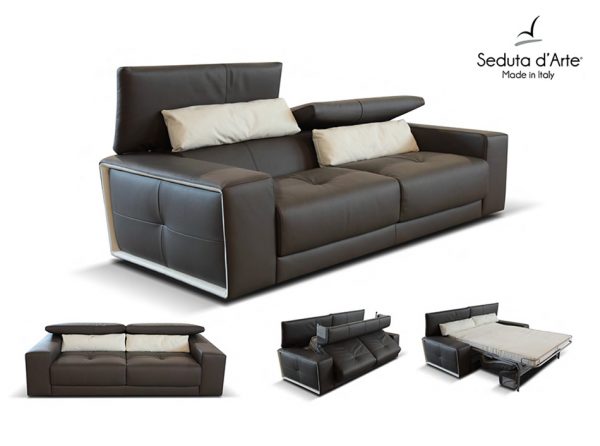 Modern Sleeper Sofa Moma by Seduta d'Arte