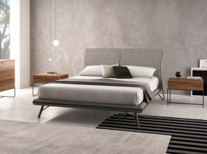 Huppe Linea Bedroom Set Upholstered Platform Bed
