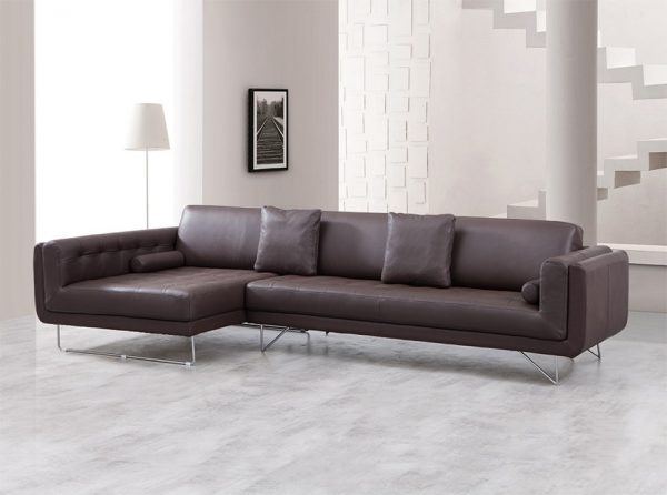 Bruno Premium Leather Sectional Sofa by J&M Furniture